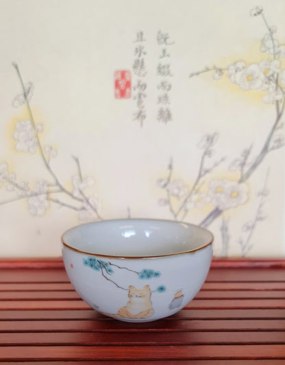 Tea Cup Cat IV