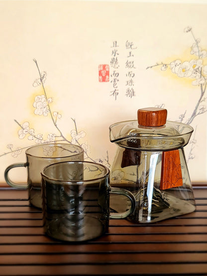 Service à thé en verre II